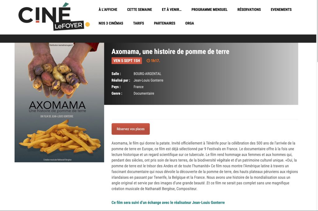 Les séances cinéma Les séances cinéma
